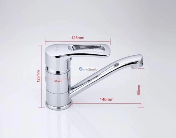 Смеситель для кухни Frap F4566-2 хром