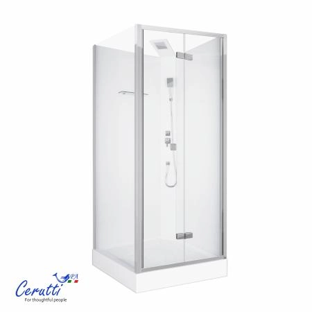 Душевая кабина СeruttiSPA БЕЛЛА (BELLA) 90T (90x90x215-225)