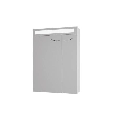 Зеркальный шкаф DREJA UNI 99.9001 60 см, белый