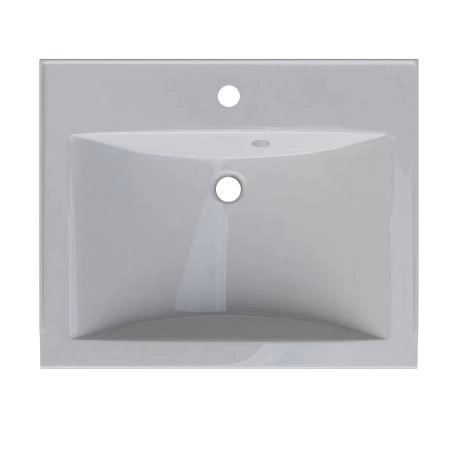 Раковина над стиральной машиной Altasan ELITA 600х500 с кронштейнами и сливной системой