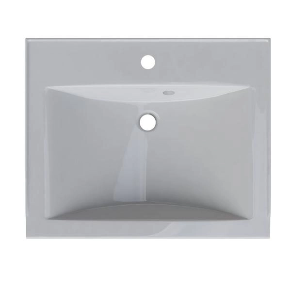 Раковина над стиральной машиной Altasan ELITA 600х500 с кронштейнами и сливной системой