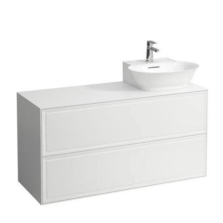 Laufen New Classic Тумба с раковиной, DX, 117.5х45.5х60см, 2 ящика, подвесная, цвет: белый глянцевый