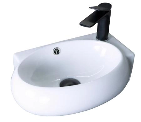 Раковина Gid N9100L 44x30 подвесная белая