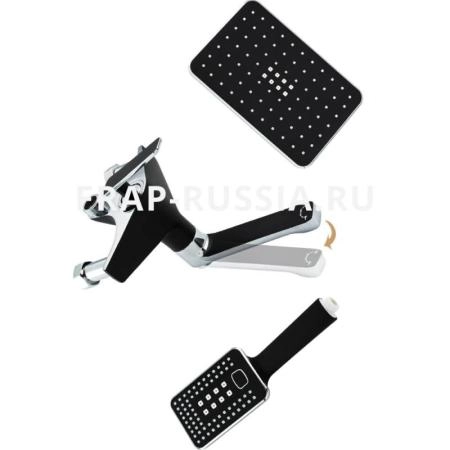 Душевая система Frap H57 F2457 для ванны, цвет черный хром