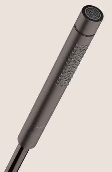 Axor Starck лейка ручная с 2-мя типами струи, цвет шлифованный черный хром