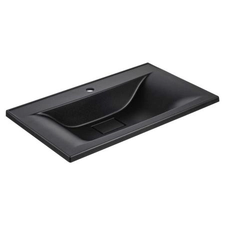 Раковина Vincea VCB-3M750B из кварцевого камня, цвет черный