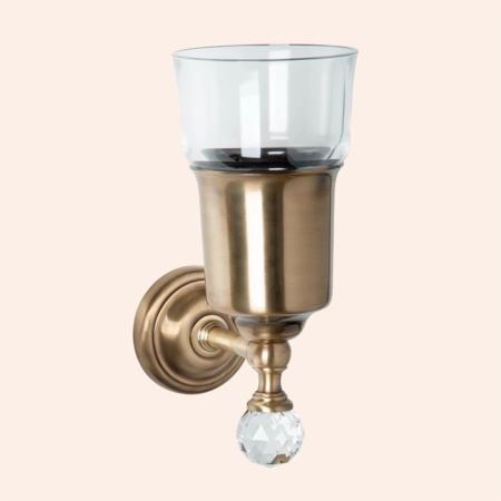 TW Crystal 109, подвесной cтакан, стеклянный, цвет держателя: бронза с кристалом (swarovski)