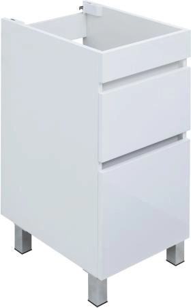 Тумба под раковину Aquanet Вега 40 белый глянец