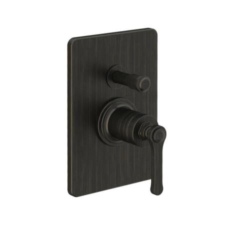 Gessi Venti20 Смеситель для душа, встраиваемый, с переключателем на 2 положения, внешняя часть, цвет: Aged Bronze