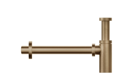 Gessi сифон округлый, цвет Warm Bronze Brushed PVD