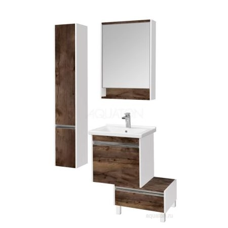 Тумба под раковину Aquaton Капри 1A230101KPDB0 60 с ящиком,таксония темная