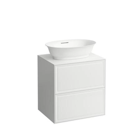 Laufen New Classic Тумба с раковиной,  57.5x45.5x60см, 2 ящика, подвесная, цвет: белый глянцевый