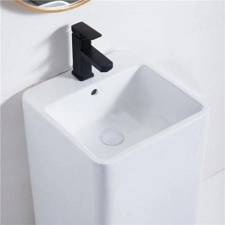Раковина CeramaLux P7004L 41x41х83 см напольная
