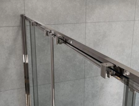 Душевая дверь Vincea Garda VDS-1G2170CH, 1700, хром, стекло шиншилла