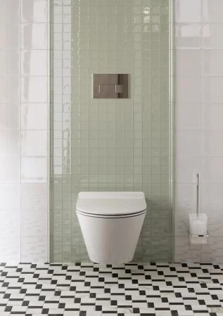 Унитаз Kerama Marazzi PLAZA MODERN ПЛАЗА МОДЕРН PLMR.wc.02 подвесной безободковый, белый глянцевый