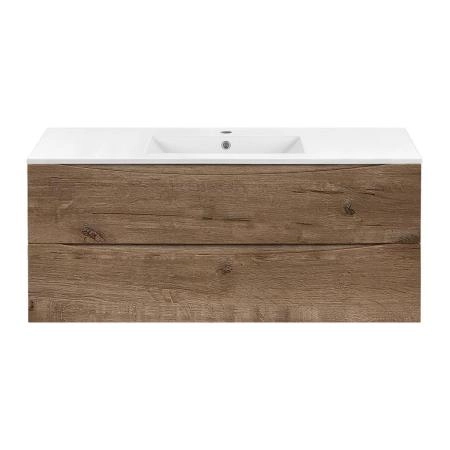 Тумба под раковину Vincea Mia 1200 подвесная, 2 выкатных ящика soft close, V.Oak
