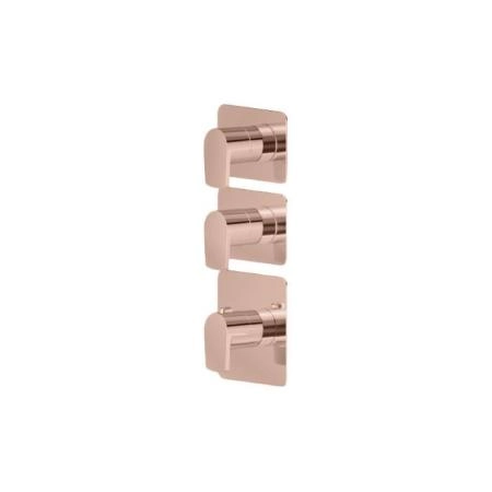 Newform Haka Смеситель для душа, термостатический, на 2 источника, цвет: PVD brushed copper bronze