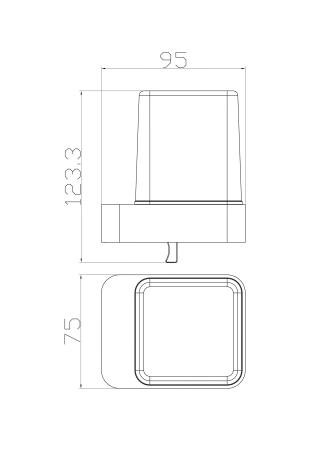 Дозатор мыла WONZON & WOGHAND, Черный (WW-5252-BL)