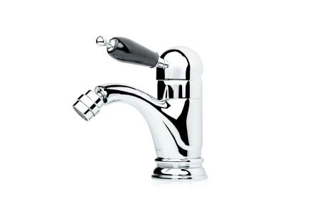 Смеситель для биде Boheme TRADIZIONALE CHROMO одноручковый c черной керамикой 266-BLC