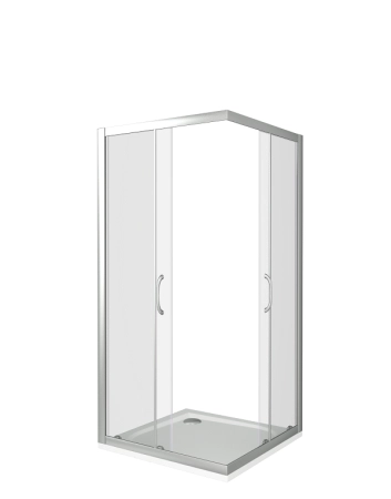 Душевой угол GOOD DOOR Latte CR-100-C-WE 100x100 см