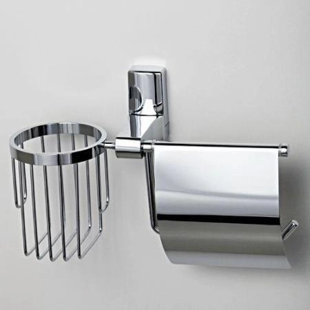 Держатель туалетной бумаги WasserKraft Leine K-5059 и освежителя хром