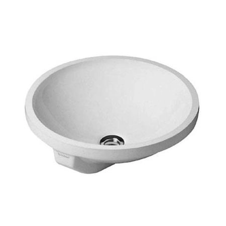 Duravit Architec Раковина встраиваемая снизу, с переливом, цвет: белый