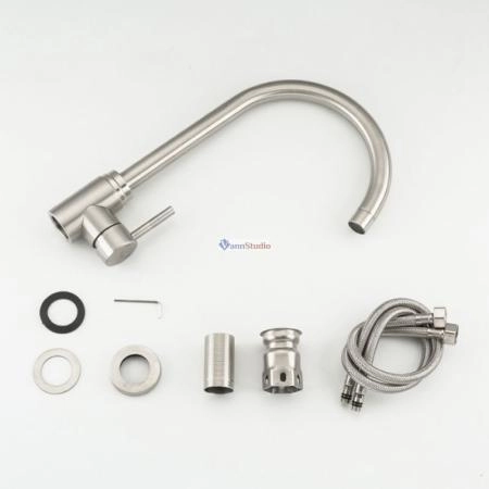 Смеситель для кухни Frap F41899-1 сатин