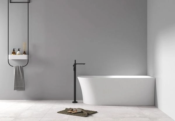 Акриловая ванна ABBER AB9258-1.5 R пристенная цвет белый