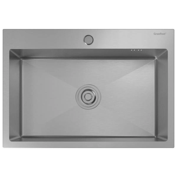 Кухонная мойка GranFest 6545, нержавеющая сталь