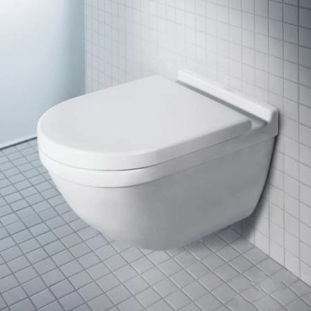 Duravit Starck 3 Унитаз подвесной 62х37см., с креплением Durafix, WonderGliss, цвет: белый