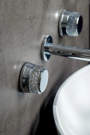 Смеситель из стены Boheme AURA на 3 отв. CHROME 152-2-CR-A