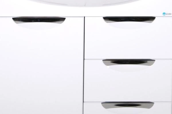 Тумба под раковину ASB-Mebel Мессина 9892R 700х440 мм цвет белый глянец напольная