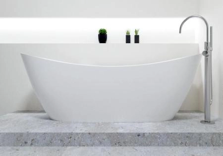 Ванна Aquastone Торре 168x80 литьевой мрамор отдельностоящая