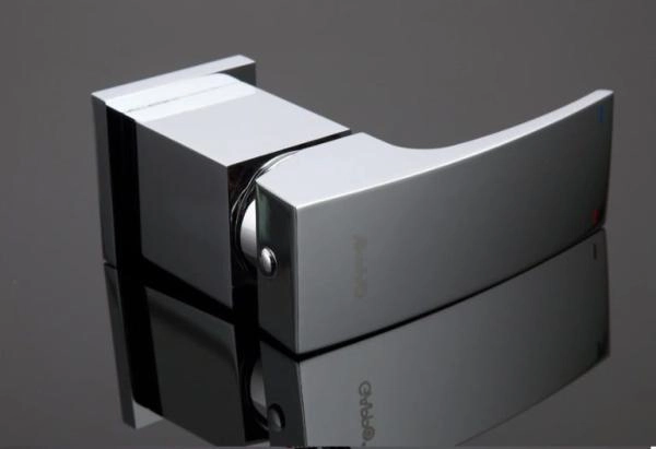 Смеситель Gappo G1107 на борт ванны 3 отверстия, хром