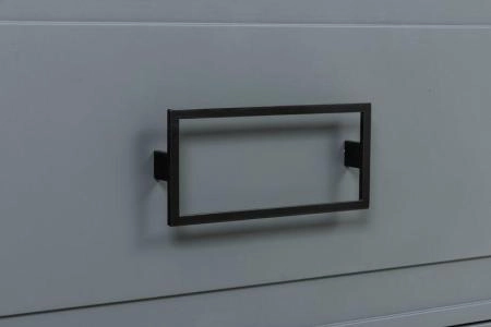 Cubo Nero La Fenice Ручка скоба черная 80 мм., два ящика