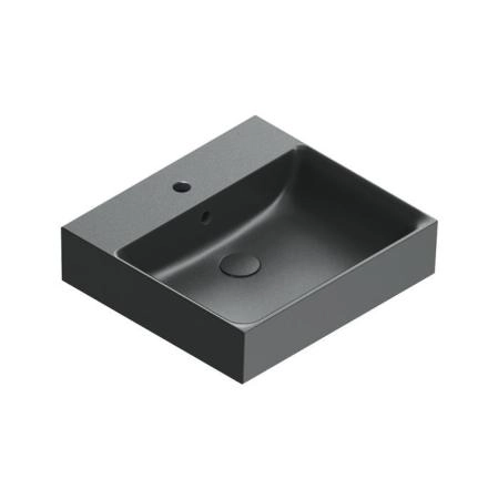 Catalano Premium Раковина 50x47см, с 1 отв., цвет: черный матовый