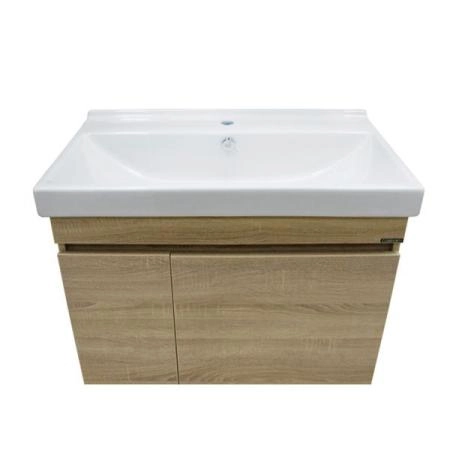 Тумба с раковиной Comforty Тромсе-80 дуб сонома