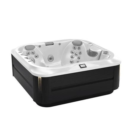 Jacuzzi SPA J335 Минибассейн 214х214х92см, ClearRay+Ozone, подсветка IR и Red, стереосистема, акрил Porcelain, с крышкой, цвет: Smoked Ebony