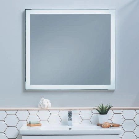 Зеркало DREJA KVADRO 77.9013W 100x85 см, белый