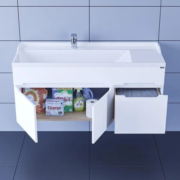 Тумба под раковину СаНта подвесная  Лондон 120  (под умывальник Сириус 120)