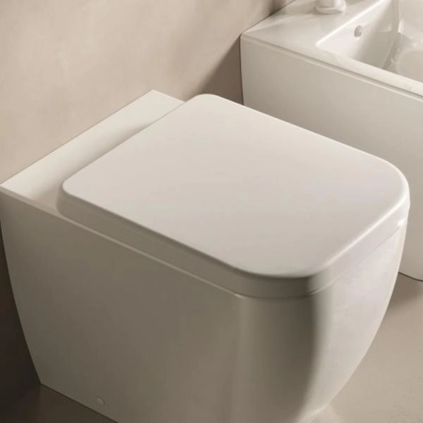 Сиденье для унитаза Hatria BIANCA Y1VB01 с крышкой, белое