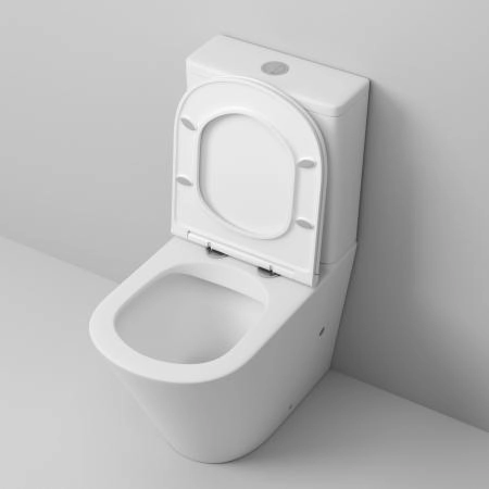 Унитаз Grossman GR-4450MS (605*380*825) напольный безободковый с тонкой крышкой, белый матовый