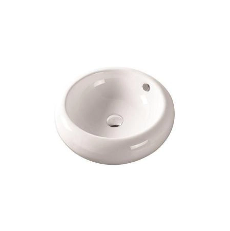 Раковина SantiLine SL-1064 50x50 на столешницу керамическая Белый
