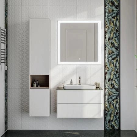 Тумба Kerama Marazzi PLAZA MODERN ПЛАЗА МОДЕРН PLB.M.80.2\WHT.V подвесная 80 белый 2 ящика