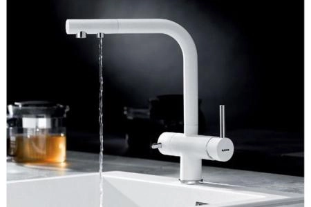 Смеситель Blanco FONTAS II 525147 жемчужный гранит для мойки