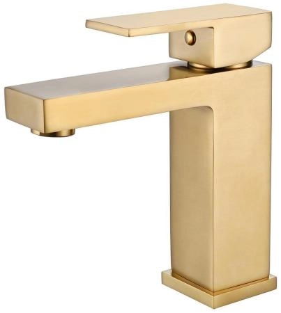 Смеситель ABBER Daheim AF8210G для раковины, золото матовое