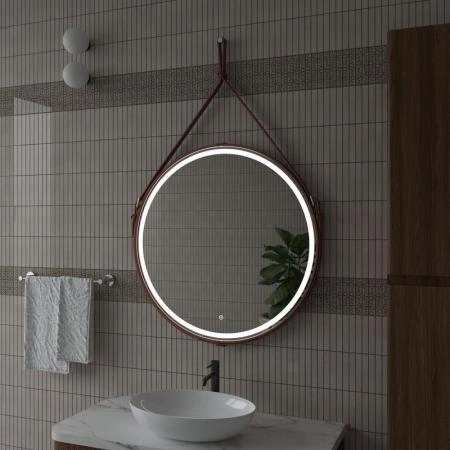 Зеркало Континент Milenium brown d800 ЗЛП1378 с подсветкой