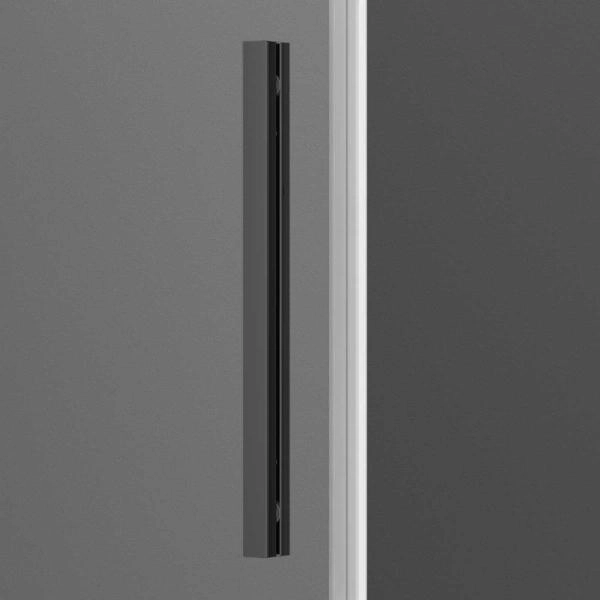 Душевая дверь Vincea Soft VDS-3SO110CLGM, 1100, вороненая сталь, стекло прозрачное