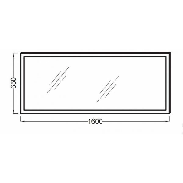 Зеркало Jacob Delafon EB1447-NF 160 см с подсветкой