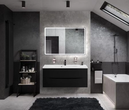 Тумба под раковину Belbagno MARINO Rovere Moro подвесная 1200x450x500 MARINO-1200-2C-SO-RW-P